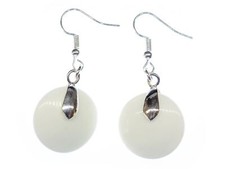 Go Game Stone Earrings Ear