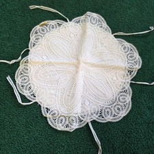 Vintage handmade belgian - handmade, lace