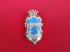 Vintage Triumph Head Tube Badge Nottingham England  Headbadge, Cycle Co Ltd