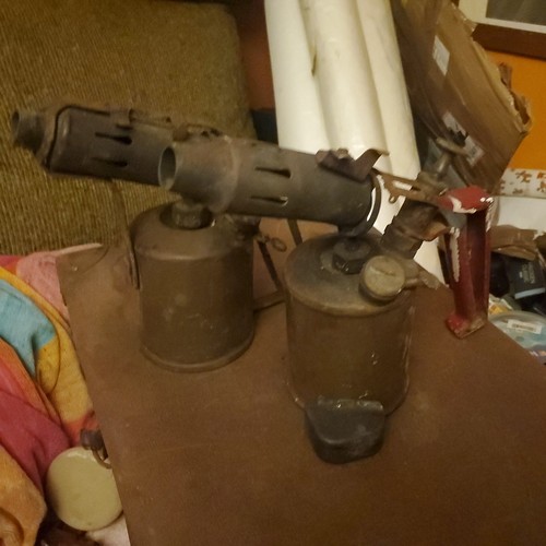 Vintage paraffin blow - vintage, lamps