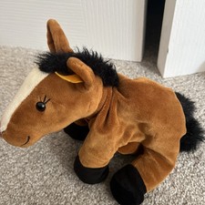 Steiff niki horse 281082 - steiff, brown