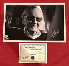 Stan Lee B/W Smiling Photo
