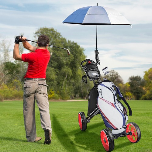 Foldable wheel golf trolley - 4-wheel,