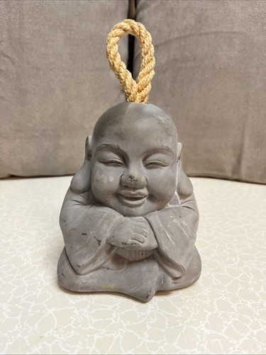 Grey buddha doorstop ornament - grey,