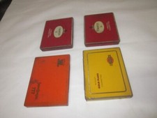 metal tins 4 in nos old n used
