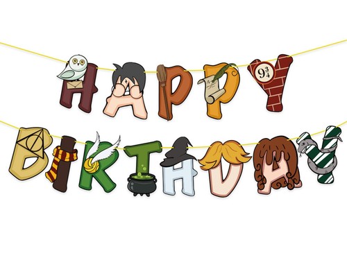 Harry potter birthday banners - birthday,
