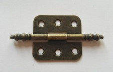 2x Solid Brass Butt Hinges