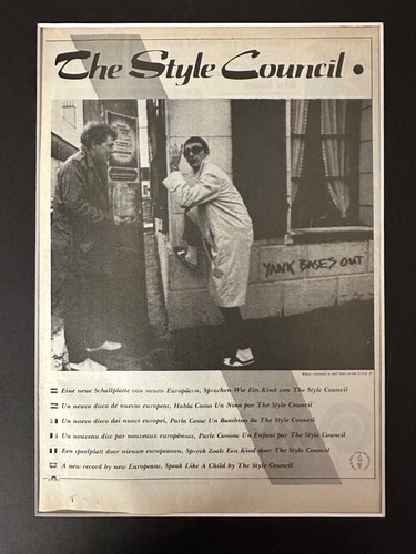 Original 1983 poster for - an, ad