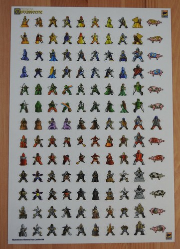 Carcassonne 130 meeple - -,