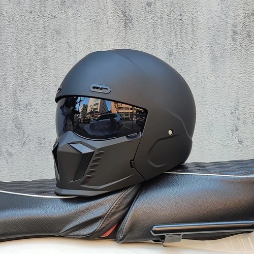 Retro motorcycle helmet - motorcycle, abs
