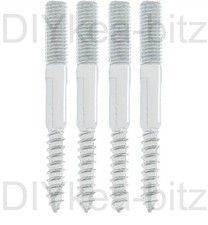 4 IKEA 114334 Cam HEADLESS BOLTS SCREWS BED FRAME MALM LACK HEMFJALLET TARNKULLE