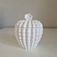 Spode Cactus Bone China Preserve Sugar Bowl Pot With Lid Vintage England