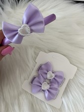 Baby Girl Purple Bow Headband