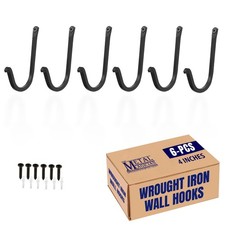 Single Prong Wrought Iron