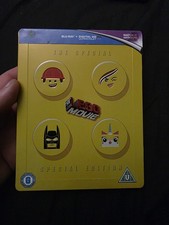 The LEGO Movie HMV UK Exclusive Special Edition Steelbook Blu-Ray RARE OOP 