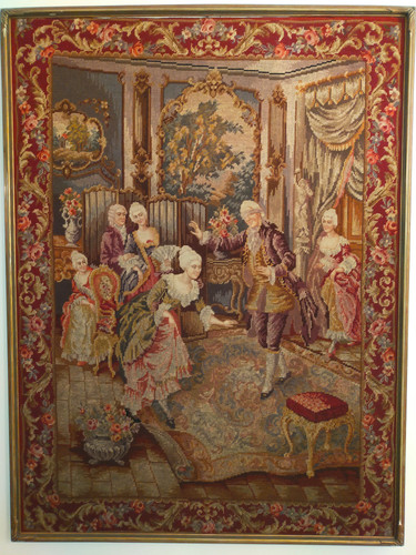 Vintage tapestry wall hanging - vintage,