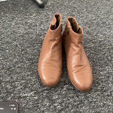 Womens Russell And Bromley Tan Leather Boots 6.5