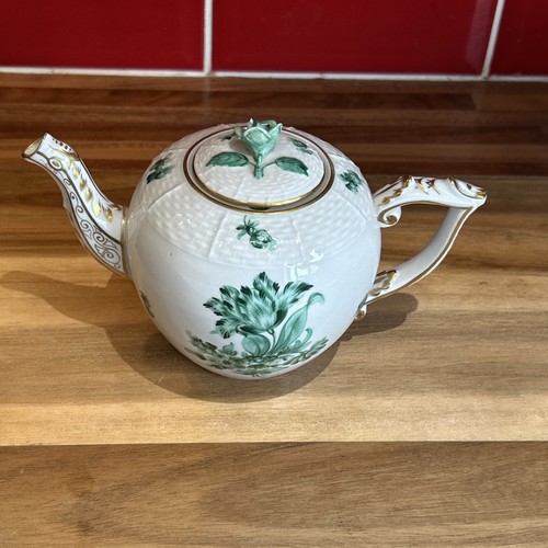 Herend green design - design, teapot