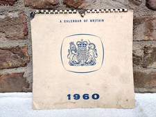 1960 Vintage Calendar Dieu Et