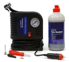 suits FORD S-MAX Spare Wheel Space Saver Tyre Pump Repair Kit (SW48)