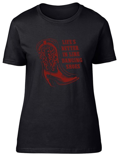 Line dancing womens shirt - line,