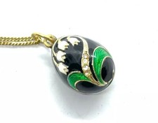 Vintage Silver Gilt Enamel