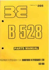 Bomford Hedgetrimmer B528 Parts Manual - B 528
