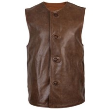 Army Genuine Leather Vest WW1