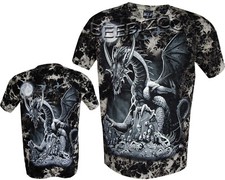 White Dragon Skull Castle Moon