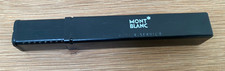 Mont Blanc Repair Service Adjustable Square Pen Storage Tube Case Black Plastic