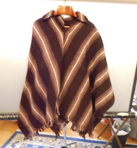 Wool poncho from south - (from,