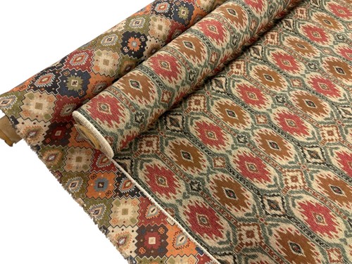 Vintage style carpet fabric - vintage,