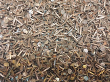 Copper Nails Fine Cut Tacks Large Head 700g Carpet Upholstery Restore Etc
