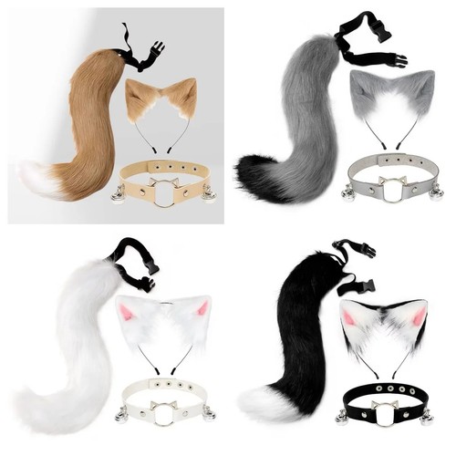 Cat ears fox wolf tail - cat,