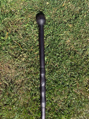 Antique wooden ebony walking - antique,