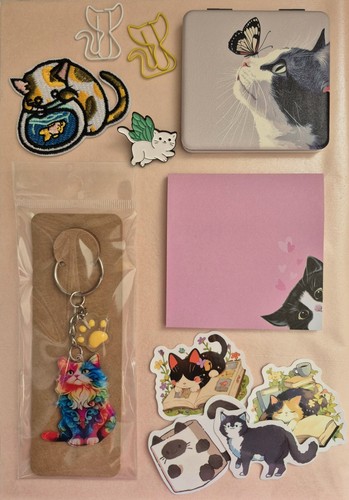 Cat gift bundle stickers - cat,