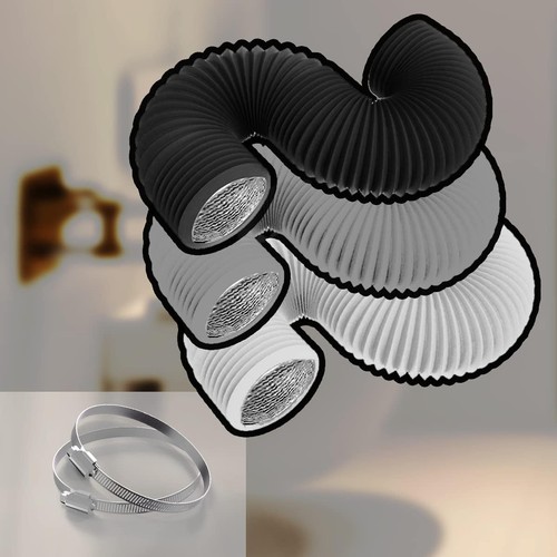 Aluminium flexible ducting - aluminium,