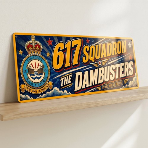 617 squadron dambusters metal - squadron,