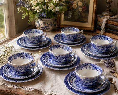 Spode italian set - 6, tea
