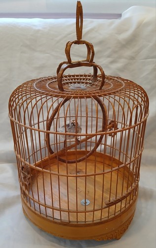 Vintage chinese bamboo wood - chinese,