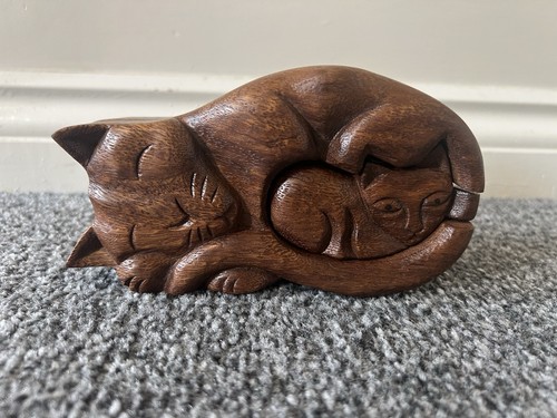Hand carved wooden mother - carved,