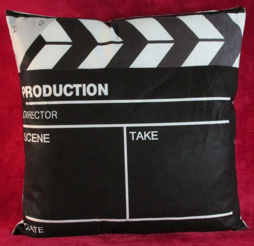 Clapperboard cushion cover - cushion,