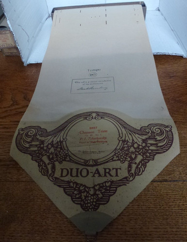 Duo art reproducing - duo-art, roll