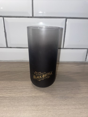 Black bottle whisky - bottle, glass