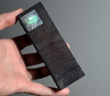 Stabilized Bog Oak black wood