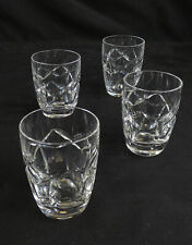 Waterford Lead Crystal Kerry Whiskey Tumblers Set of 4 Gothic etched  Sh38