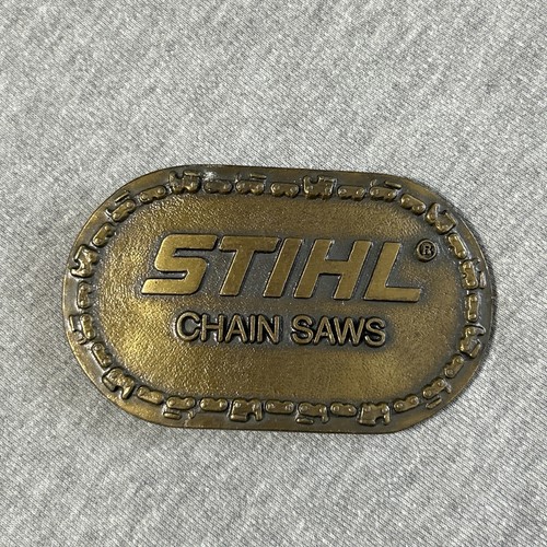 Vintage stihl chainsaw - vintage, brass