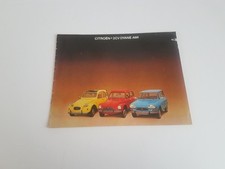 vintage citroen 2cv dyane ami car brochure 1976