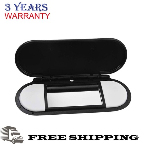 Black sun visor vanity - visor, mirror