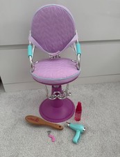 Our Generation Hairdressing Salon Style Chair (fits American Girl Dolls)